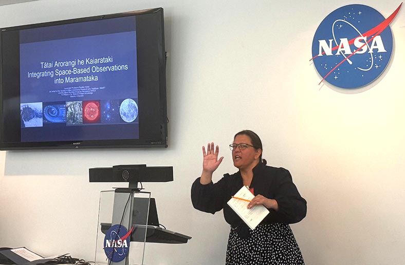 Pauline Harris at NASA AMES, Silicon Valley, California