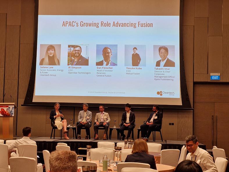 OpenStar presenting with international fusion energy experts at Cleantech Forum Asia 2025