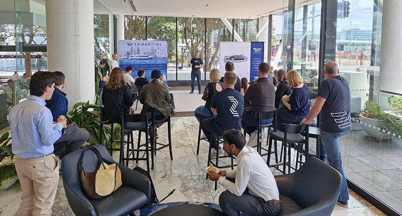 Cleantech Trek Auckland visiting EV Maritime