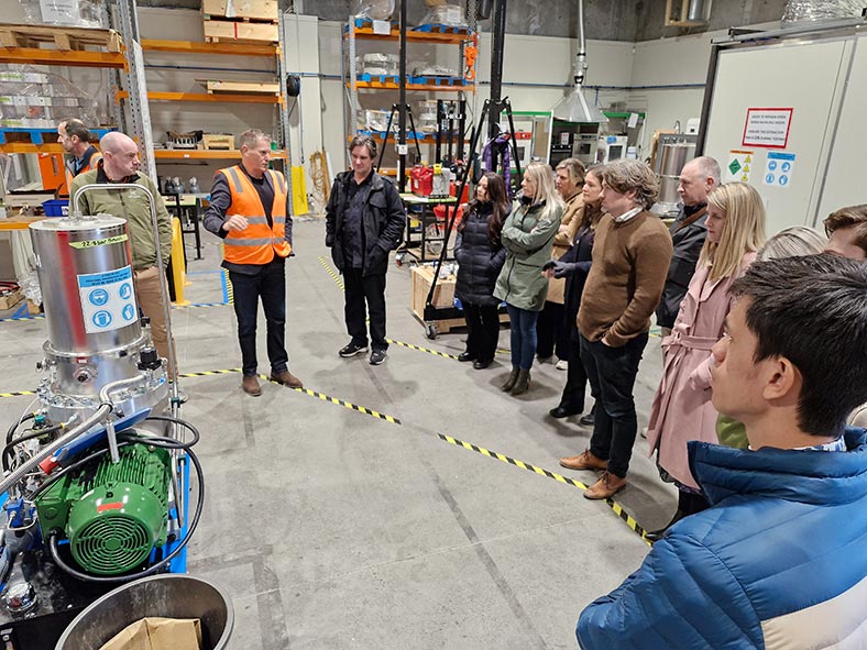 Cleantech Trek Christchurch visiting Fabrum