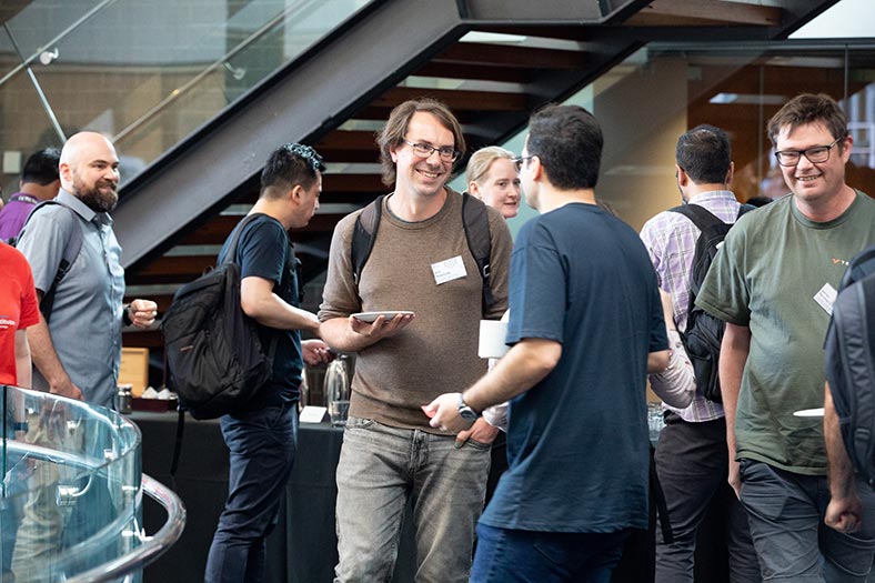 Symposium attendees