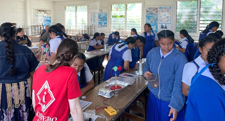 Students in Tonga