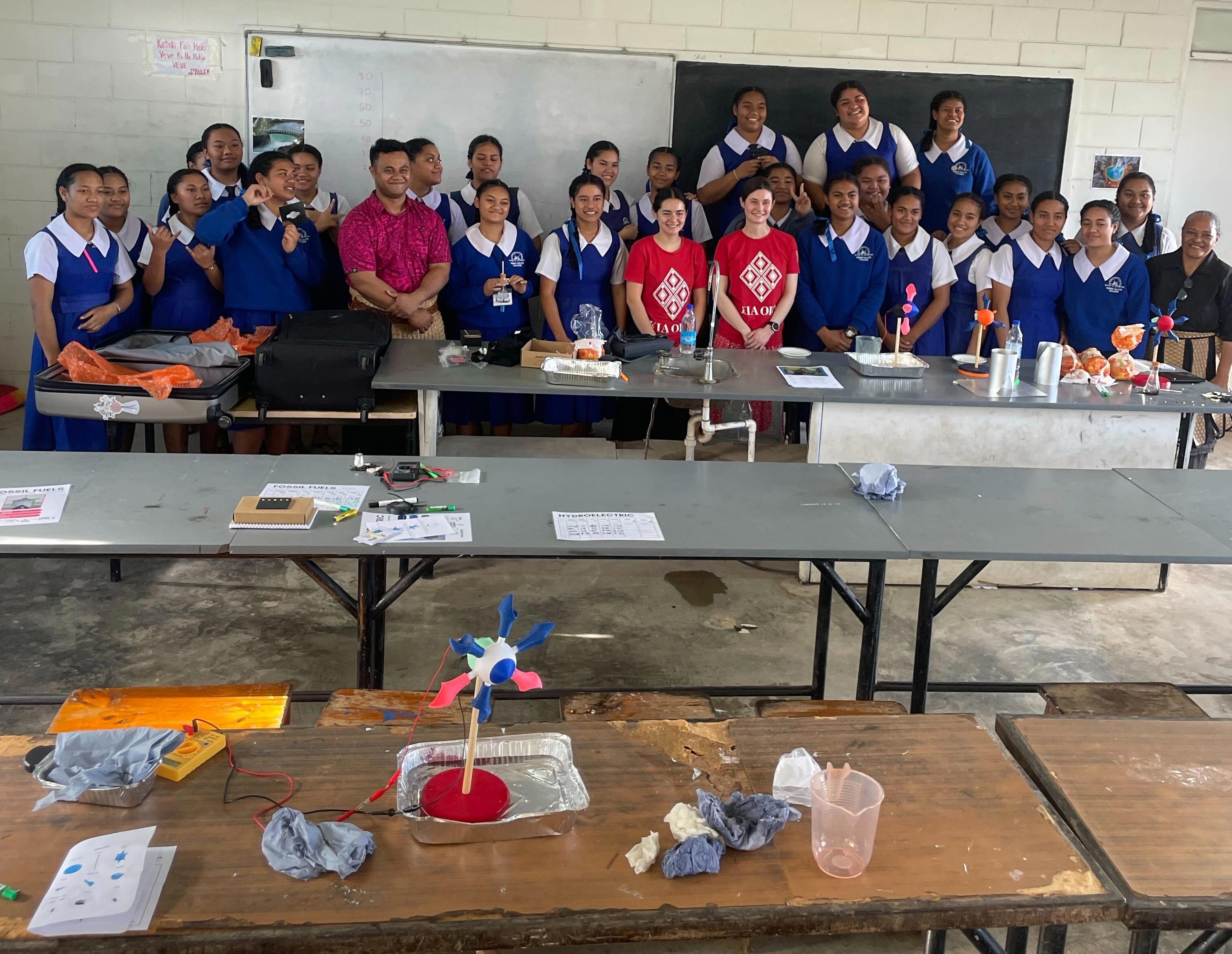 Students in Tonga