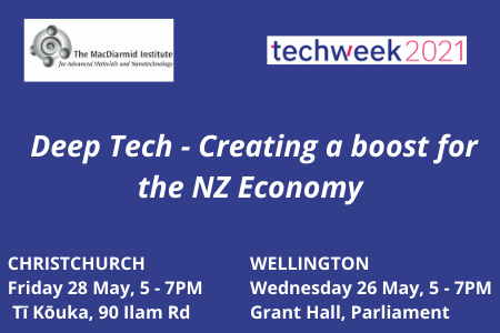 Techweek 2021: Deep Tech – Creating a boost for the NZ Economy