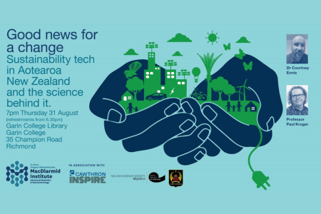 Good news for a change: Sustainability Tech in Aotearoa New Zealand and the science behind it - Nelson (31 August)