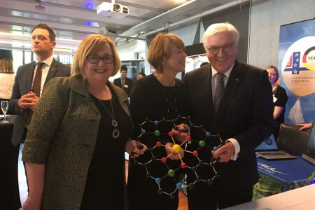 MacDiarmid researchers celebrate 40 years of Germany/NZ science co-operation with German President Steinmeier