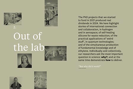 Out of the lab - Annual Report 2024