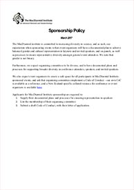 Sponsorship Policy