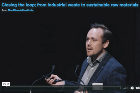 From industrial waste to sustainable raw materials