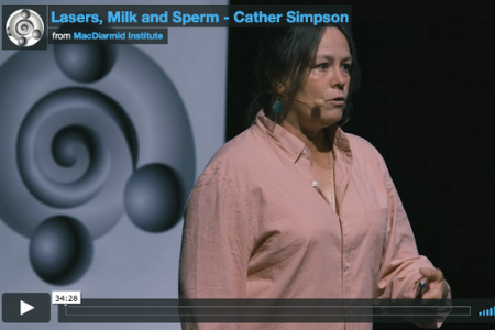 Lasers, milk and sperm