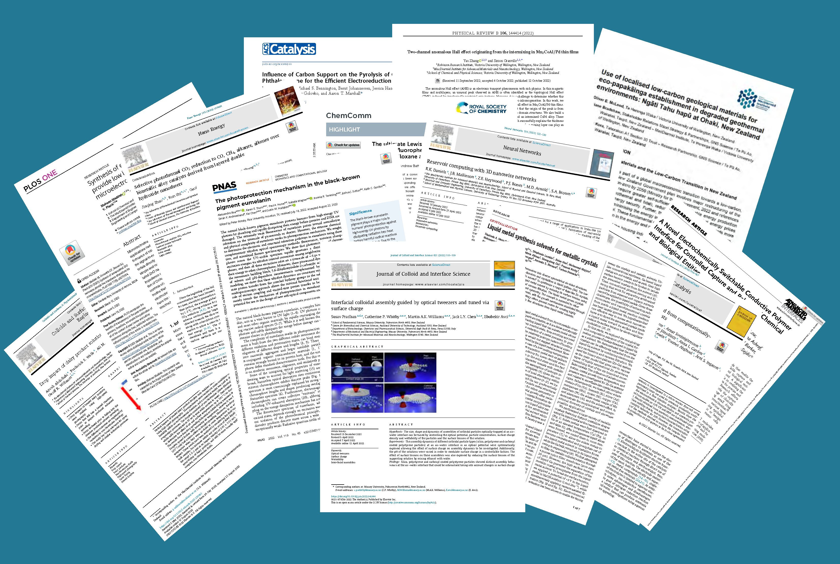Journal articles published this year